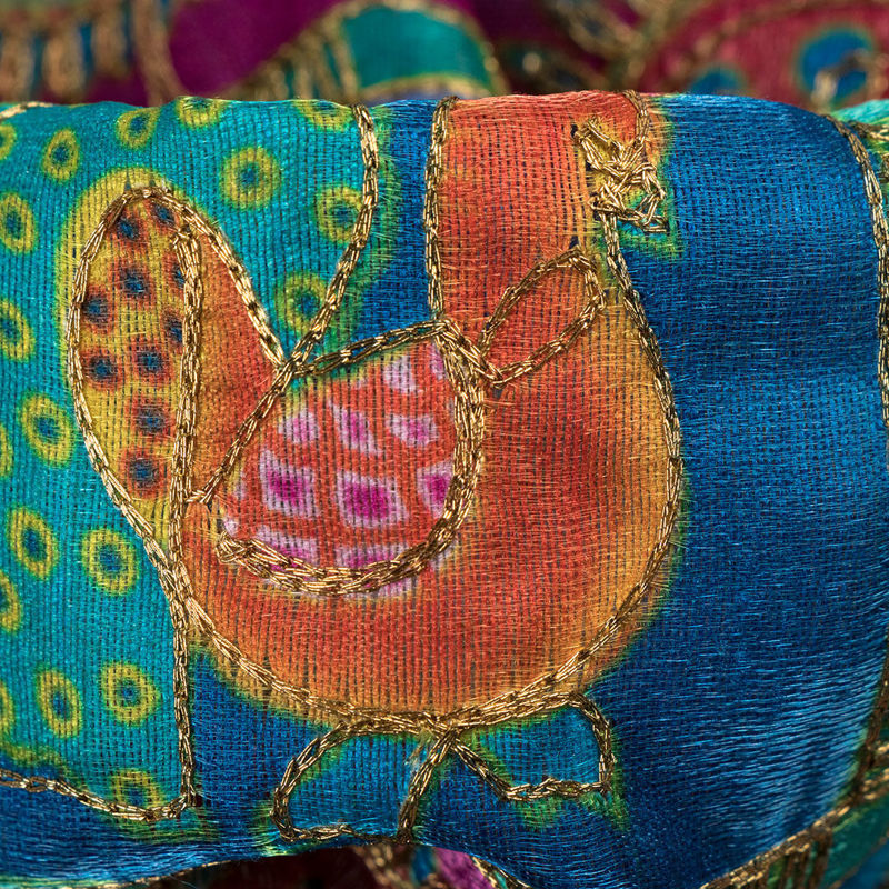 پارچه هندی سرمه دوزی