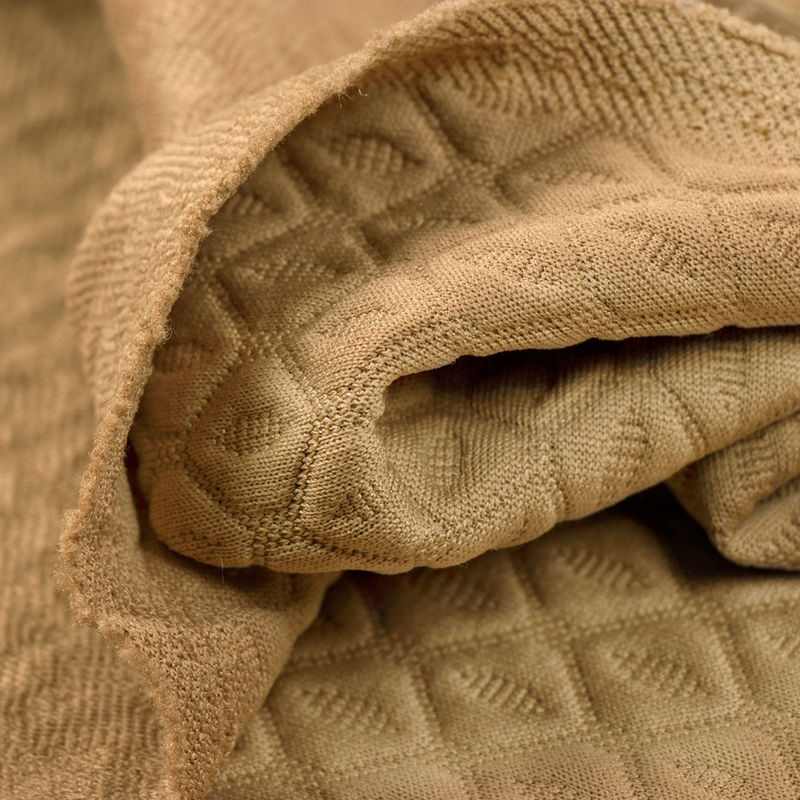 پارچه دورس طرح دار (بادامی سیر)