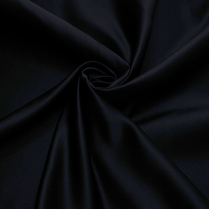 ساتن آمریکایی ساده مشکی