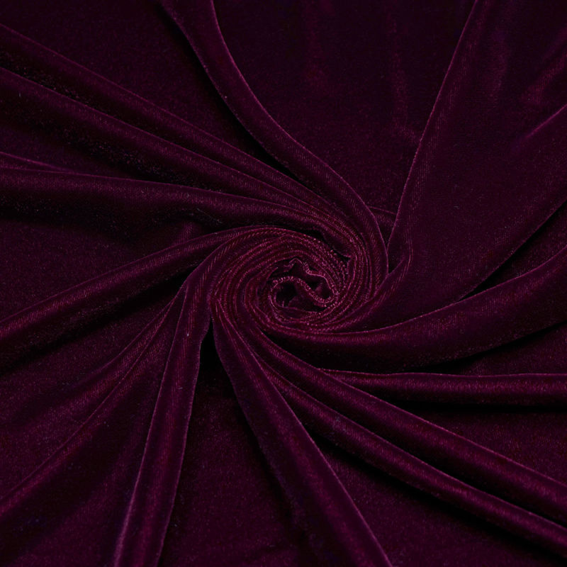پارچه مخمل ونوس (زرشکی)