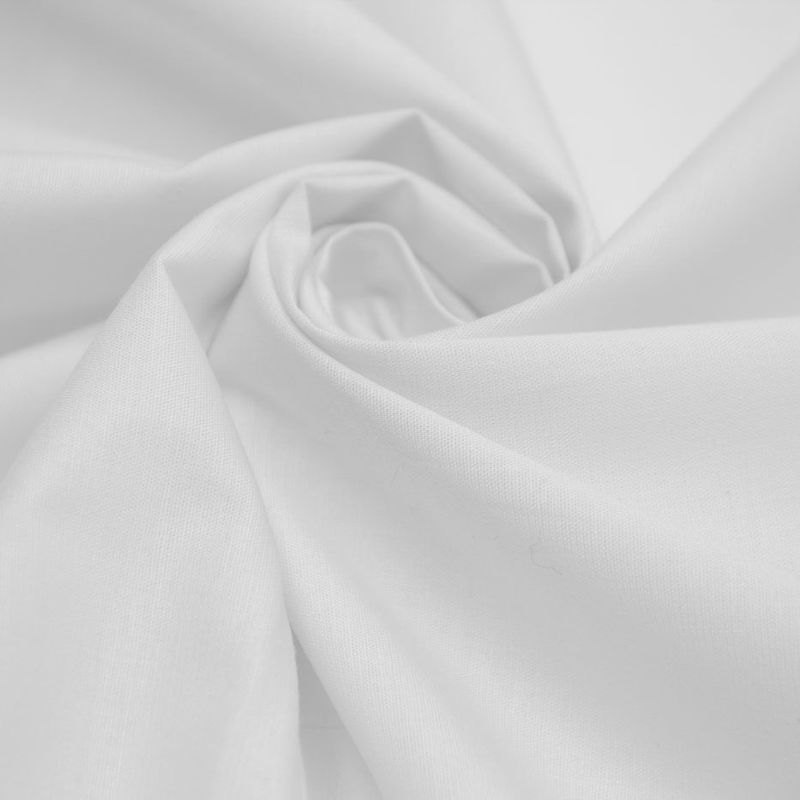 پارچه پوپلین ساده (سفید)