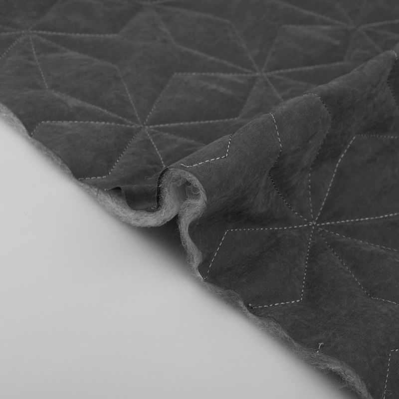 پارچه میکرو امبرودی ستاره ای (طوسی تیره)