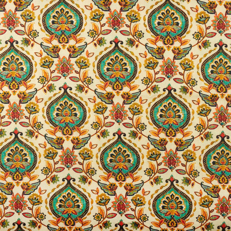 هندی نخی ترنج و پیچک کرم