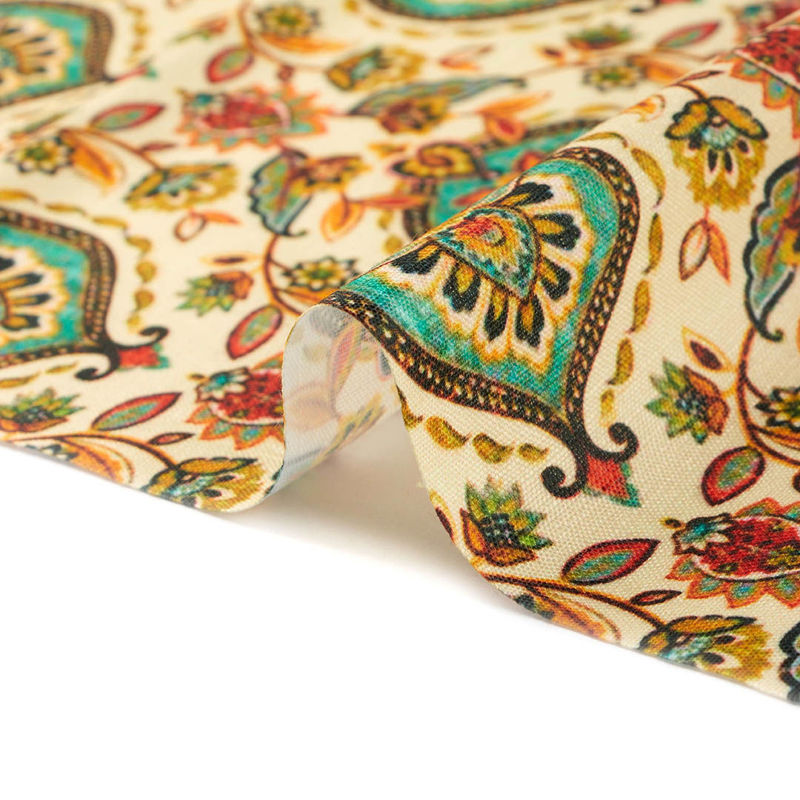 هندی نخی ترنج و پیچک کرم