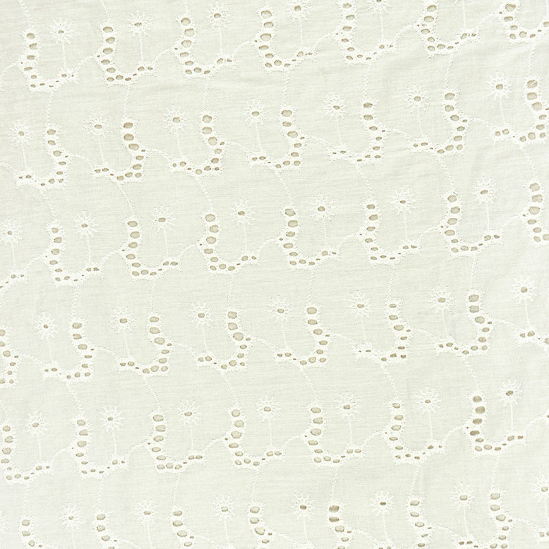 وال نخی خامه دوزی دیزاین 1214/1 سفید