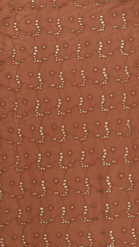 وال نخی خامه دوزی دیزاین 1214/1 آجری