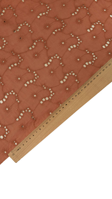 وال نخی خامه دوزی دیزاین 1214/1 آجری