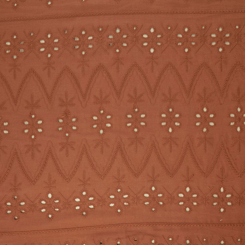 وال نخی خامه دوزی دیزاین 1214/2 آجری