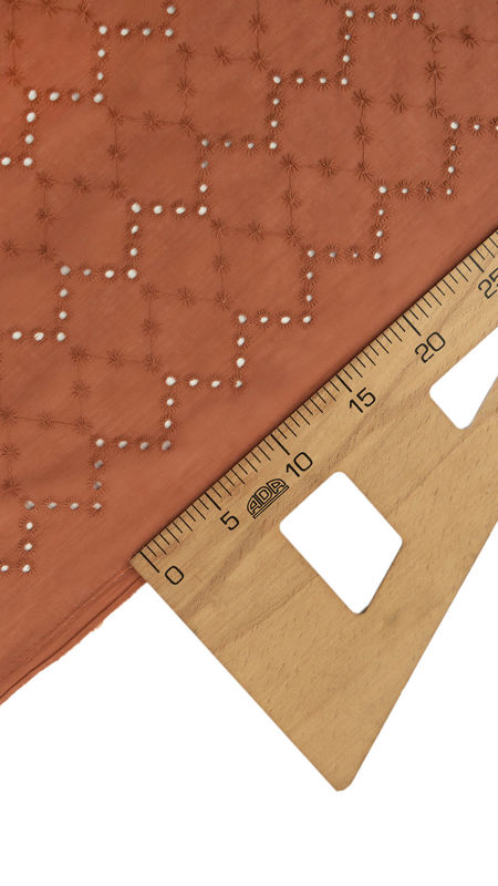 وال نخی خامه دوزی دیزاین 1214/4 آجری