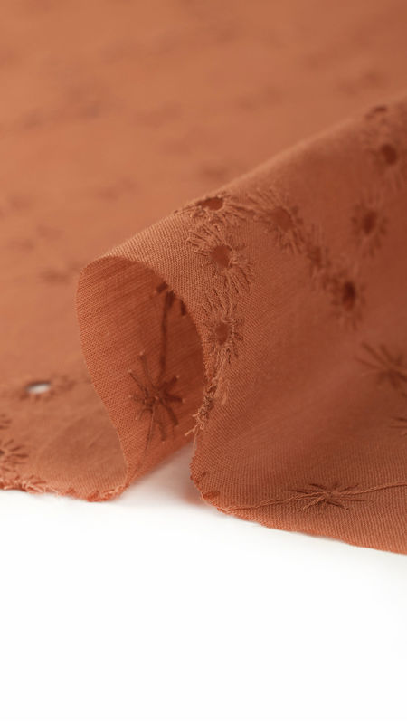 وال نخی خامه دوزی دیزاین 1214/4 آجری