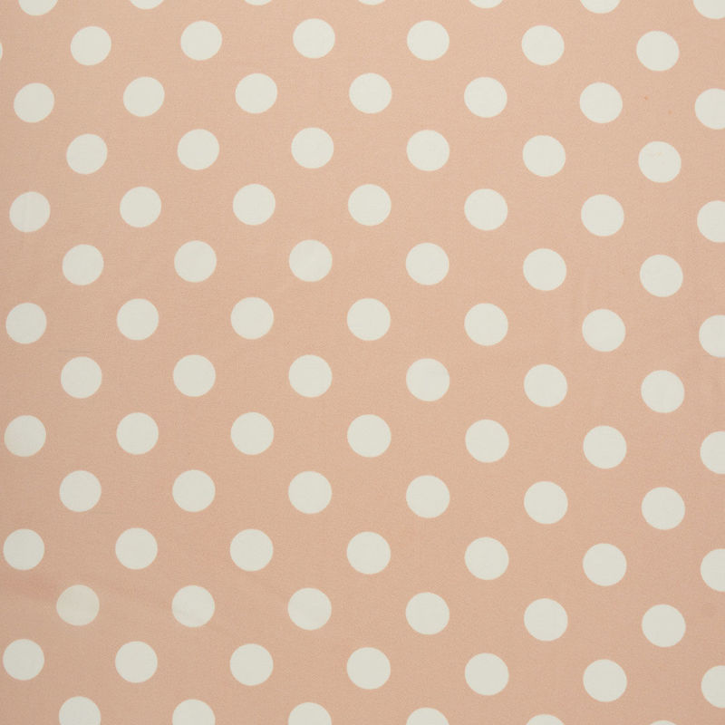 کرپ نخ خالدار صورتی