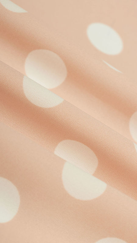 کرپ نخ خالدار صورتی