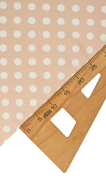 کرپ نخ خالدار صورتی