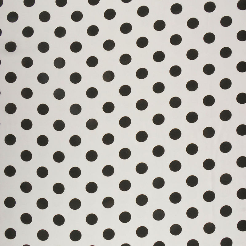 کرپ نخ خالدار سفید