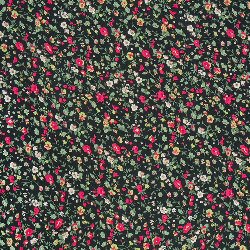 کرپ نخ گل ریز مشکی