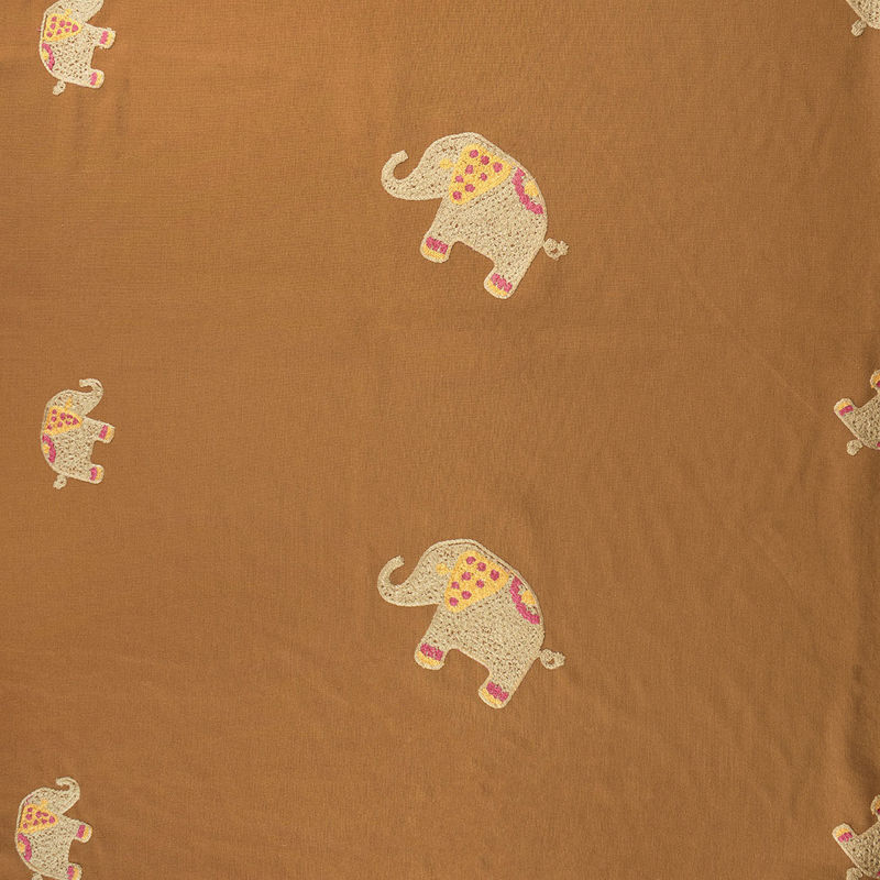 لینن خامه دوزی فیل2022 آجری