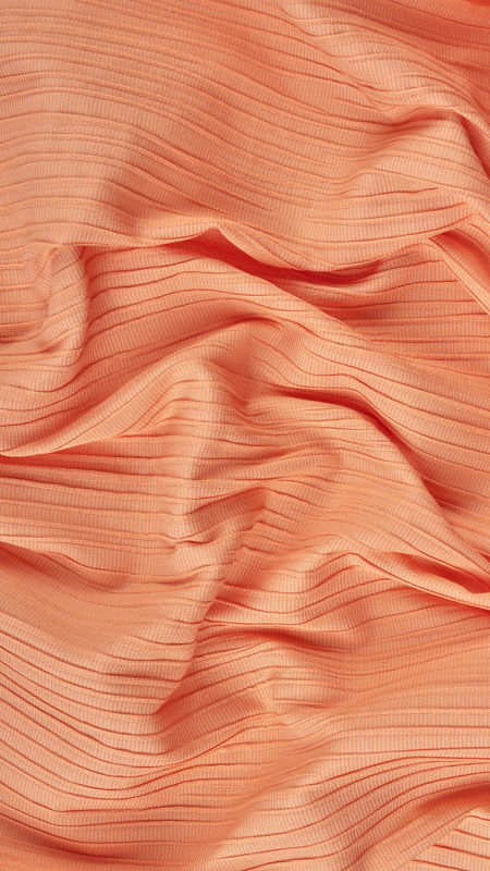 ژاکارد پلیسه خطی نارنجی