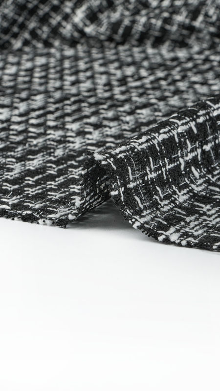 بافت شنل 2022 مشکی سفید