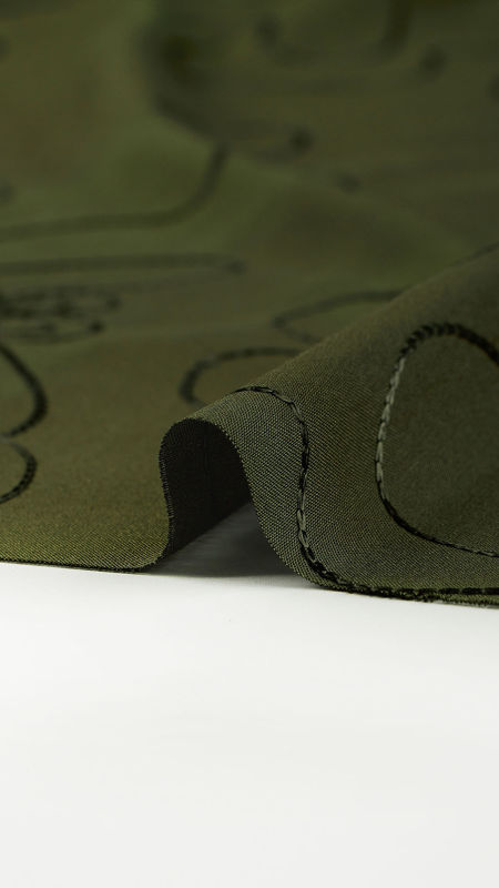 نخی  خامه دوزی گلدار 2023 سبز