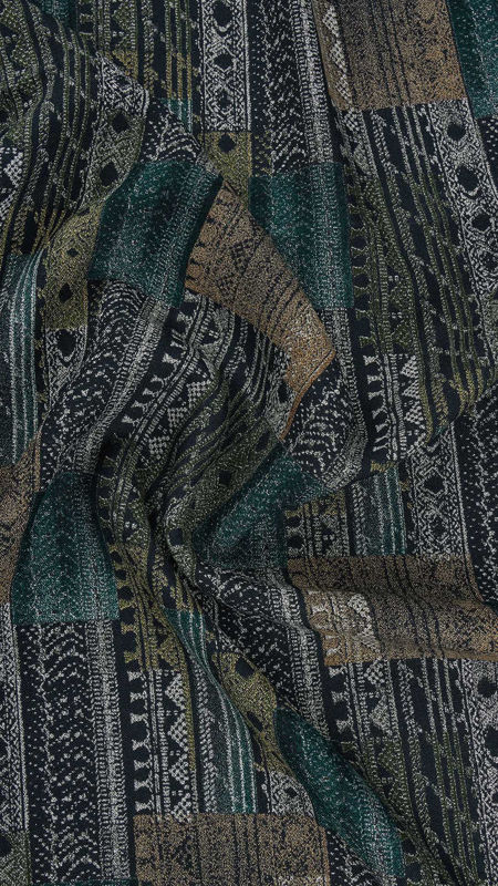 شانتون نخ طرحدار 2023 دیزاین 0128/1 مولتی