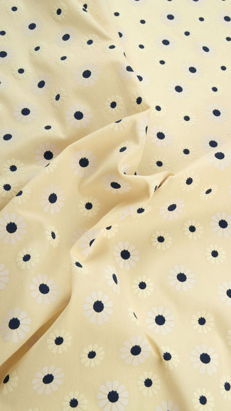 كتان نخ طرح آفتابگردان 020428 نباتي  رنگ