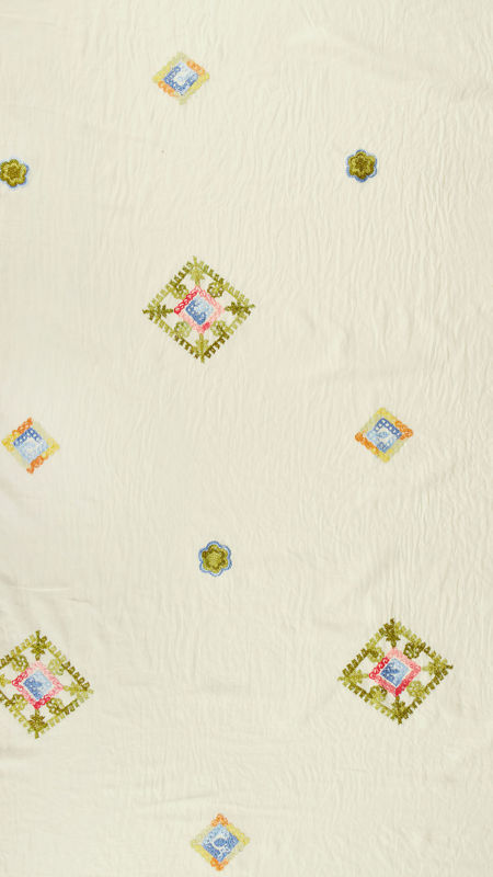 قواره ابروبادی خامه دوزی کتیبه سفید _2متری