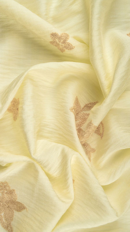 قواره بابوس خامه دوزی بوته ای لیمویی _2متری