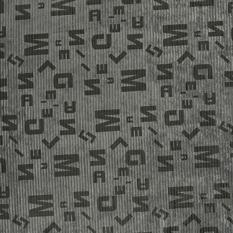 قواره پاییزه مخمل کبریتی طرح دار دیزاین 1 طوسی _2متری