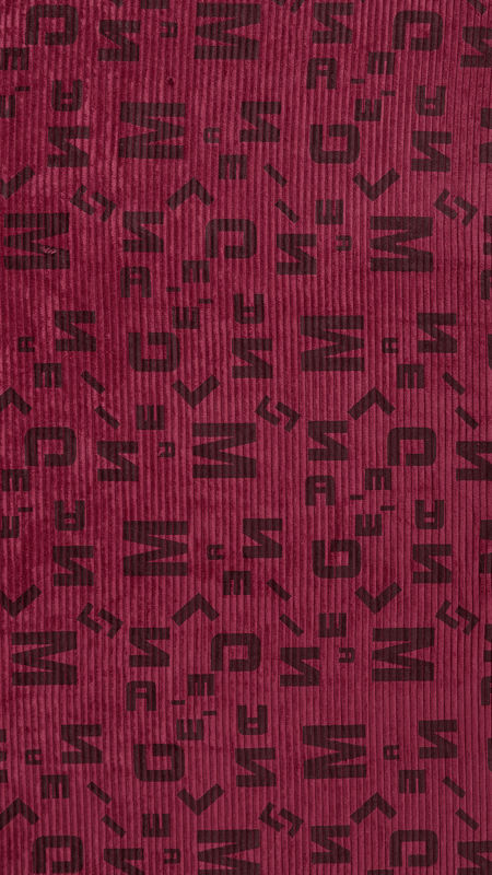 قواره پاییزه مخمل کبریتی طرح دار دیزاین 1 قرمز _2متری