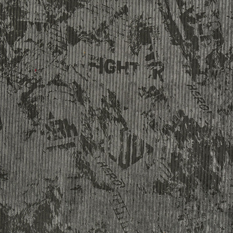 قواره پاییزه مخمل کبریتی طرح دار دیزاین 3 طوسی _2متری