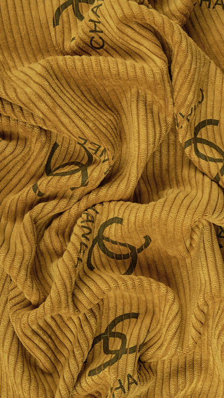 قواره پاییزه مخمل کبریتی طرح دار دیزاین 4 خردلی _2متری