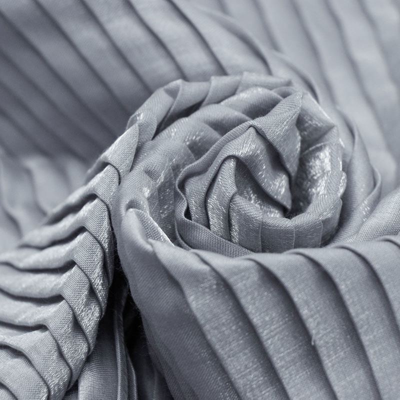 قواره پلیسه نخ کریستال طوسی _2متری