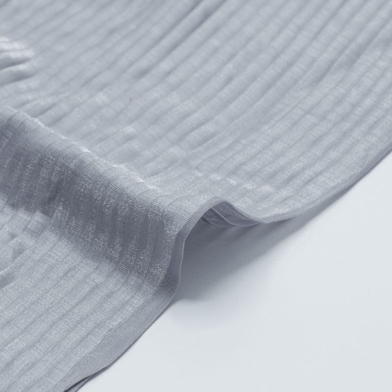 قواره پلیسه نخ کریستال طوسی _2متری