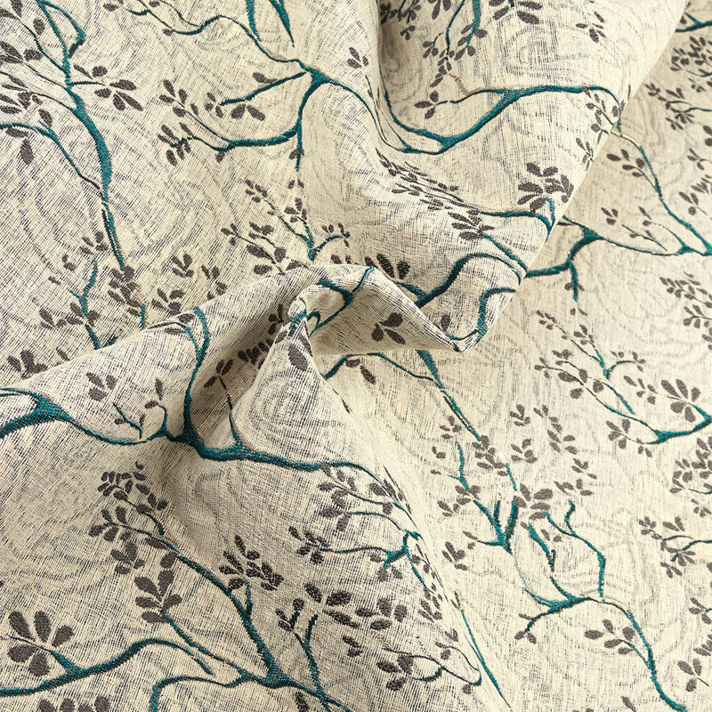 ژاکارد ترک گل درختی 030126 کله غازی رنگ