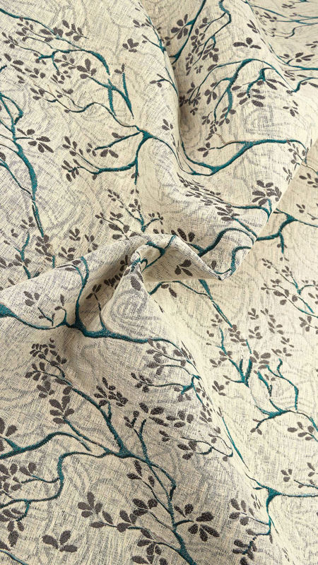 ژاکارد ترک گل درختی 030126 کله غازی رنگ