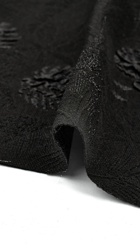 ژاکارد آستانا طرح هاوایی 030218 مشکی رنگ