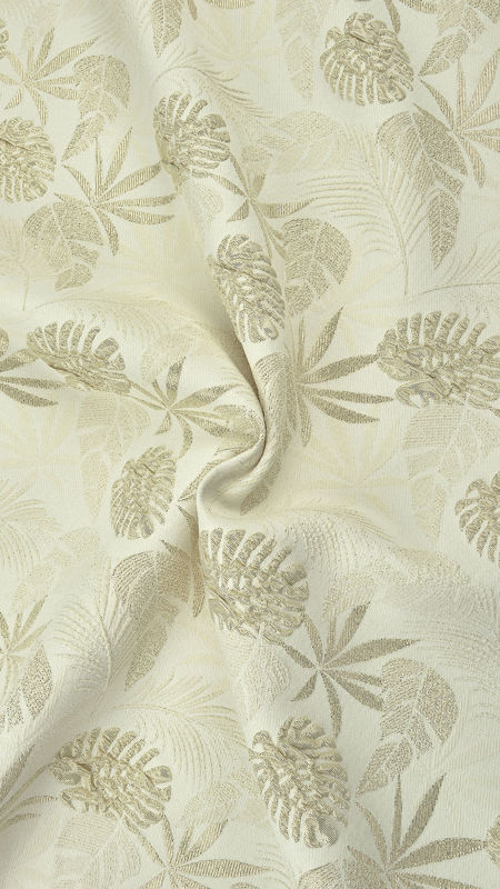 ژاکارد آستانا طرح هاوایی 030218 کرم رنگ