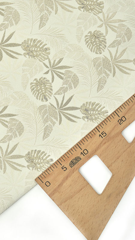 ژاکارد آستانا طرح هاوایی 030218 کرم رنگ