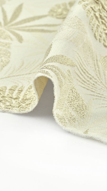 ژاکارد آستانا طرح هاوایی 030218 کرم رنگ