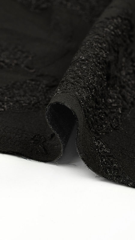 ژاکارد آستانه طرح تایگر 030218 مشکی رنگ