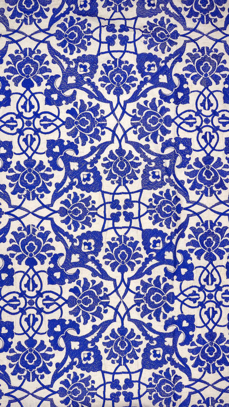 هندی فلکسی سوزن دوزی (دیزاین 14) 030305 آبی کاربنی رنگ