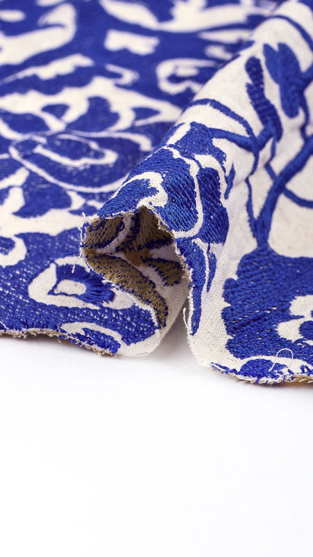 هندی فلکسی سوزن دوزی (دیزاین 14) 030305 آبی کاربنی رنگ