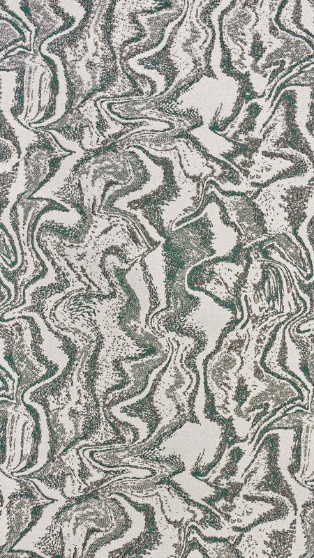 ژاکارد طرح کهکشانی 031118/5 سفید سبز رنگ