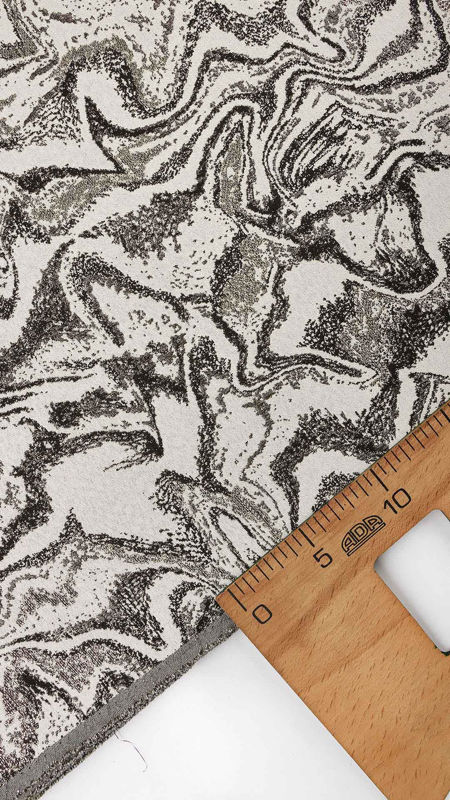 ژاکارد طرح کهکشانی 031118/4 سفید مشکی رنگ