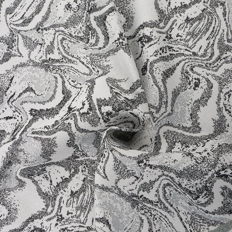 ژاکارد طرح کهکشانی 031118/2 سفید طوسی رنگ