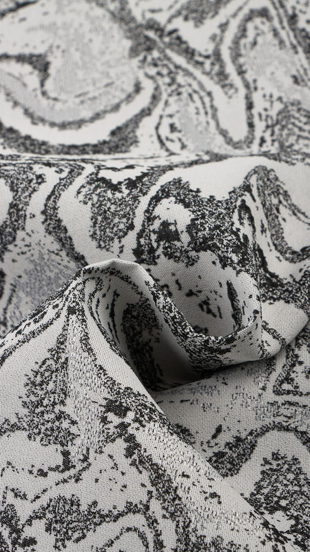 ژاکارد طرح کهکشانی 031118/2 سفید طوسی رنگ