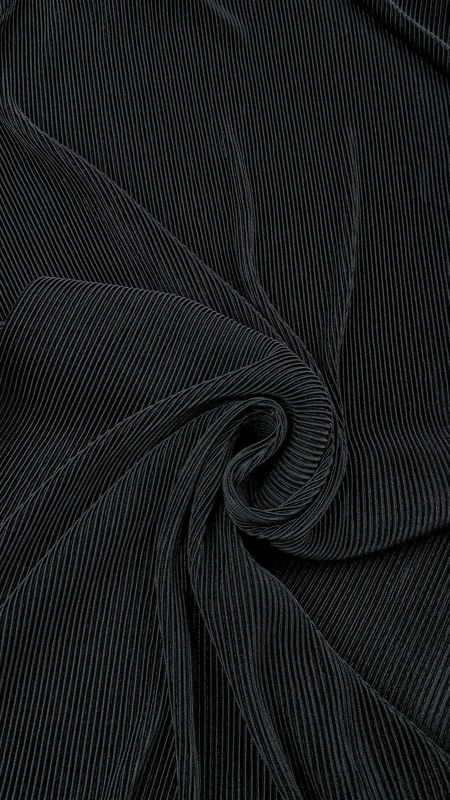 ساتن پلیسه 031129 مشکی رنگ