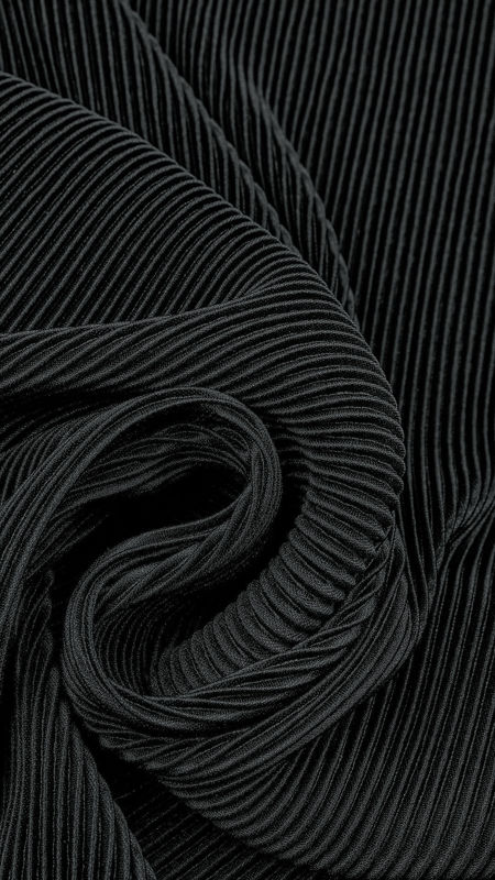 ساتن پلیسه 031129 مشکی رنگ