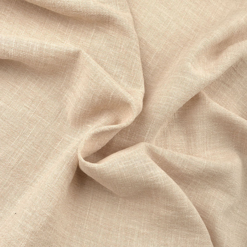 لینن نخ پنبه 040126 کرم رنگ