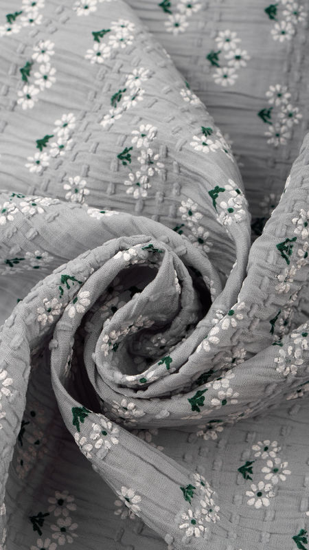 وال پلیسه گل گچی 040128 طوسی رنگ